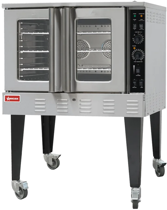 Omcan CE-CN-0001-NG single deck full size natural gas convection oven