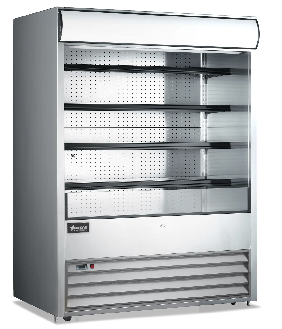Omcan RS-CN-1050 72 inch stainless steel grab and go open refrigerated floor display case