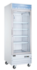 Omcan FR-CN-0790-HC 31 inch white one glass door display freezer