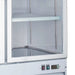 Omcan FR-CN-0045-HC white display freezer angled view