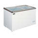 Omcan FR-CN-0200 34 inch ice cream display chest freezer with flat glass top