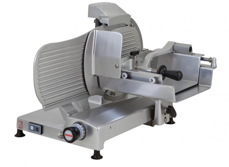 Omcan H350/N Omas S-Series 14 inch gear driven meat slicer