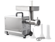 Omcan MG-CN-0032-E meat grinder angle view