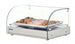 Omcan DW-CN-0025-L 22 inch countertop display warmer with curved glass