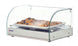Omcan DW-CN-0025-L 22 inch countertop display warmer with curved glass