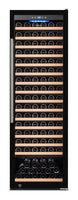 Omcan WC-CN-0192-SB Vinovero 24 inch single zone wine cooler 192 bottle black full glass door