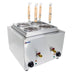 Omcan CE-CN-0004-A double tank electric countertop pasta cooker with baskets