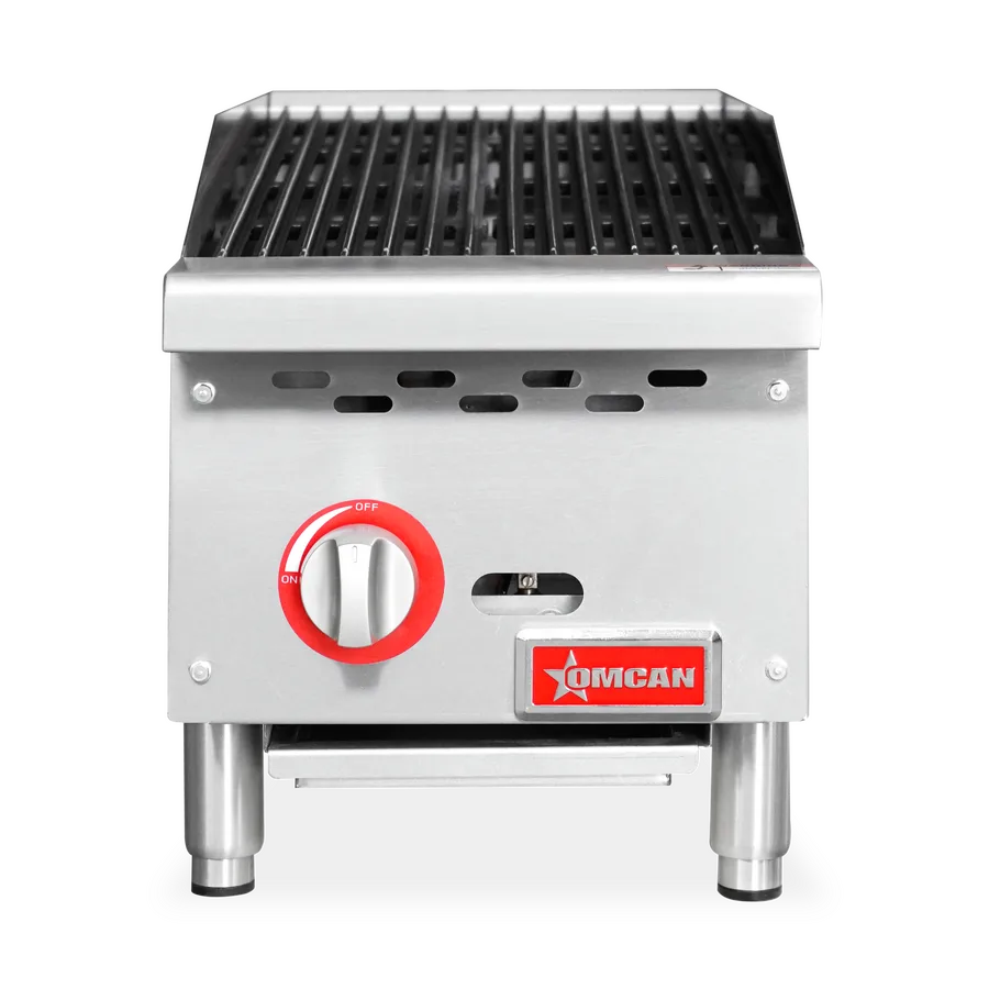 Omcan CE-CN-CB12-M 12 inch radiant gas charbroiler 35000 BTU