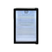 Omcan RS-CN-0130 22 inch black countertop display refrigerator with glass door