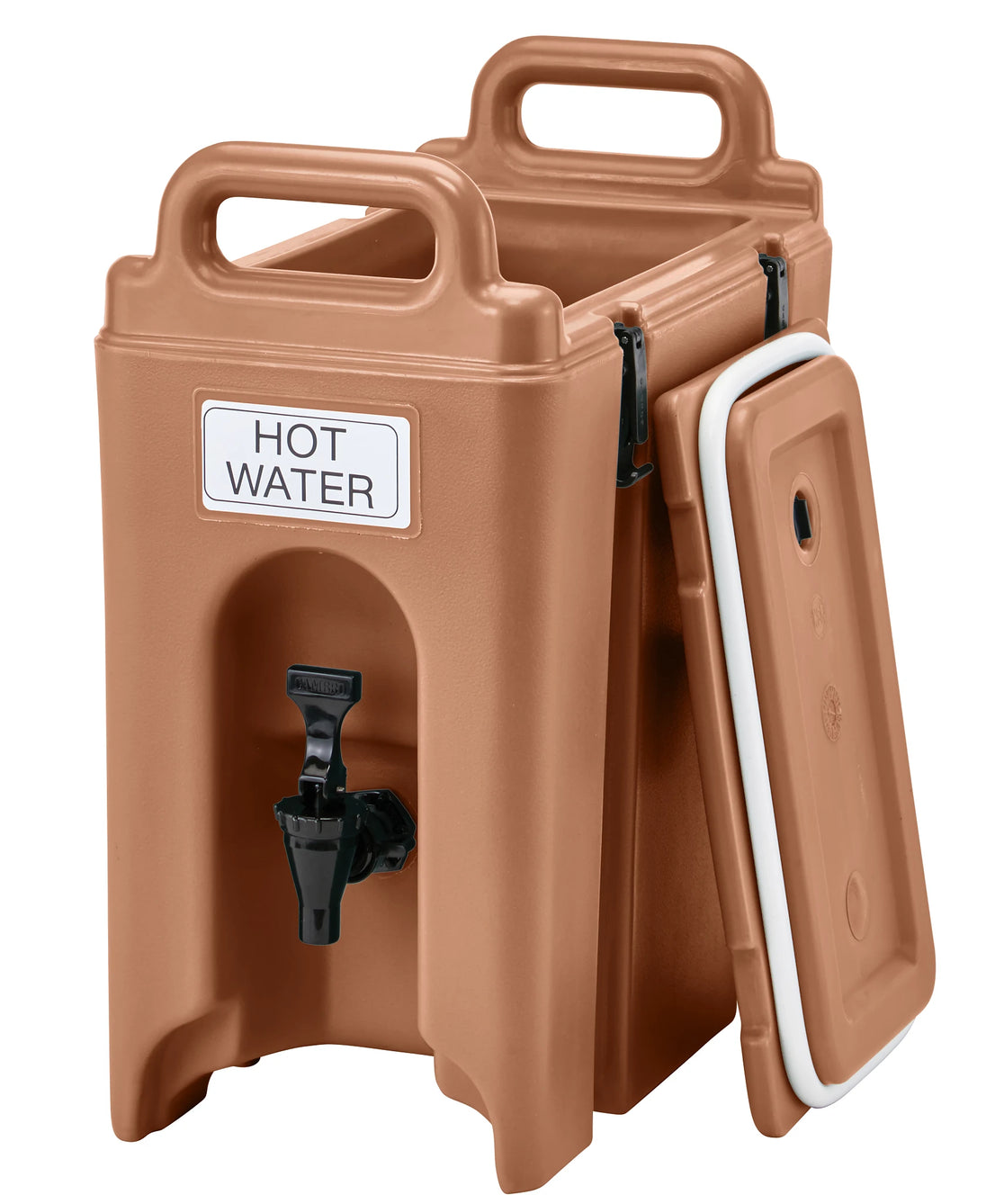Cambro 250LCD157 coffee beige beverage carrier, 2-1/2 Gallon (9.5 L) capacity