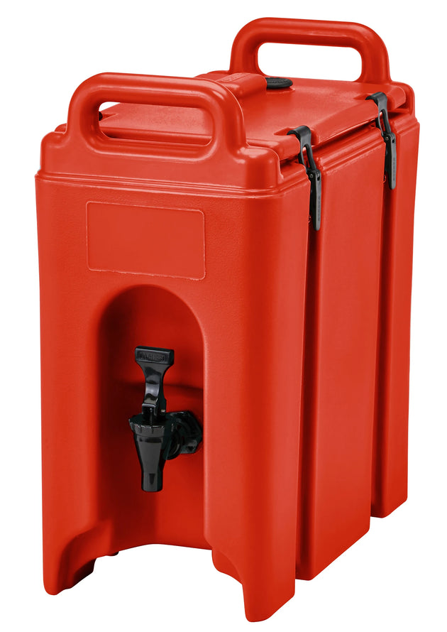 Cambro 250LCD158 hot red beverage carrier, 2-1/2 Gallon (9.5 L) capacity