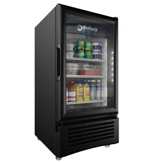 Omcan VR04 Imbera 19 inch one glass door countertop refrigerator
