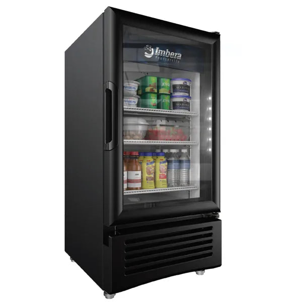 Omcan VR04 Imbera 19 inch one glass door countertop refrigerator