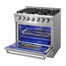 Omcan CE-CN-3618U residential gas range additional view