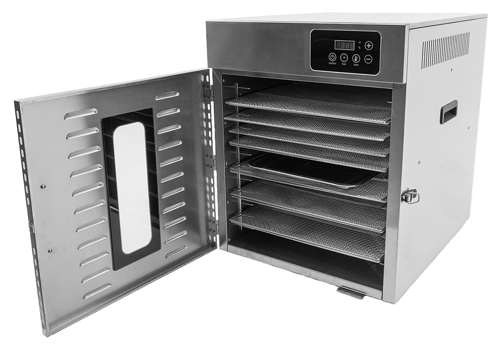 Omcan CE-CN-0012-E 12 tray stainless steel food dehydrator with digital control