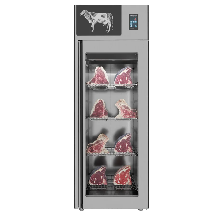 Omcan PI3AION07STI Stagionello Dry Age 3.0 700 L dry aging cabinet standard glass door