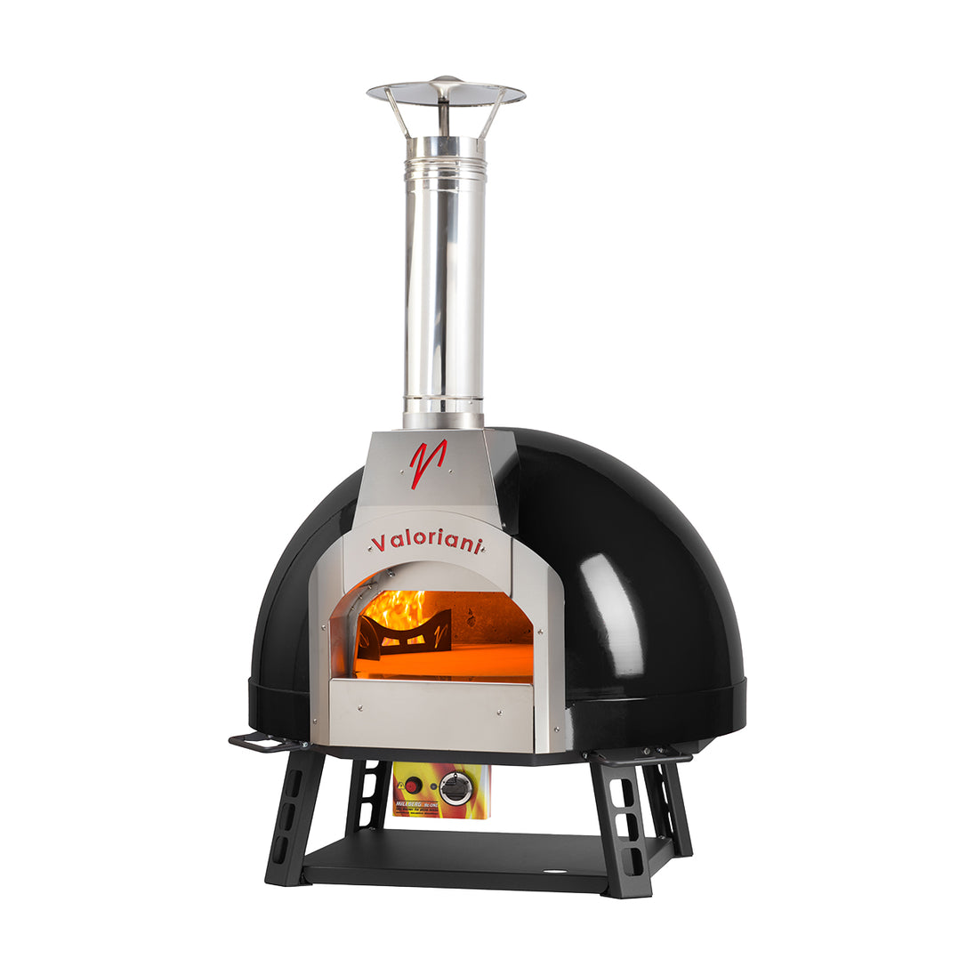 Omcan BABY-75-BLACK-METL Valoriani Baby 75 wood fired and gas oven