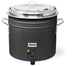 Omcan FW-TW-5000-B 11 qt black retro soup warmer rethermalizer