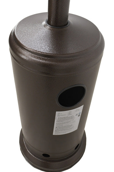 Omcan PH-CN-0045 87 inch brown propane patio heater with tank door