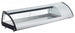 Omcan RS-CN-0083-SC 58 inch curved glass refrigerated sushi showcase in white
