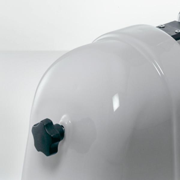 Omcan IC-IT-0002 ice shaver bowl and tray view