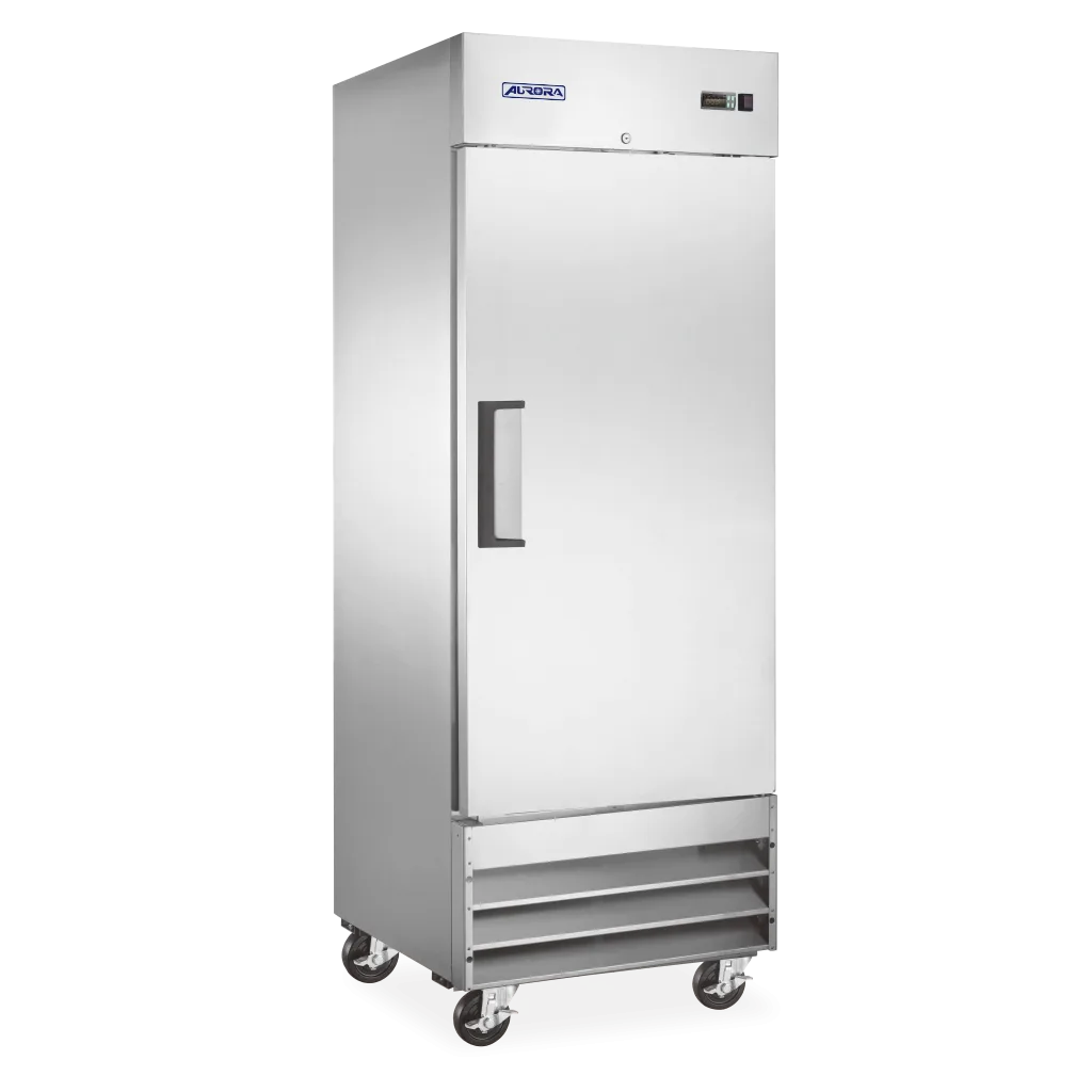 Omcan RE-CN-0021E-HC Aurora 29 inch one door stainless steel reach-in refrigerator