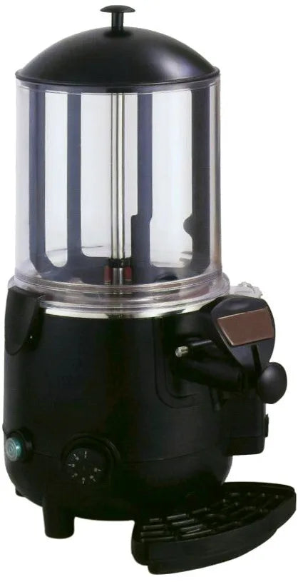 Omcan DI-CN-0010 10 L hot chocolate dispenser with polycarbonate bowl