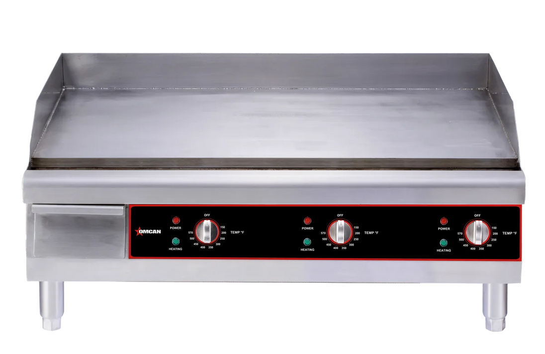 Omcan CE-CN-0914 electric griddle additional view