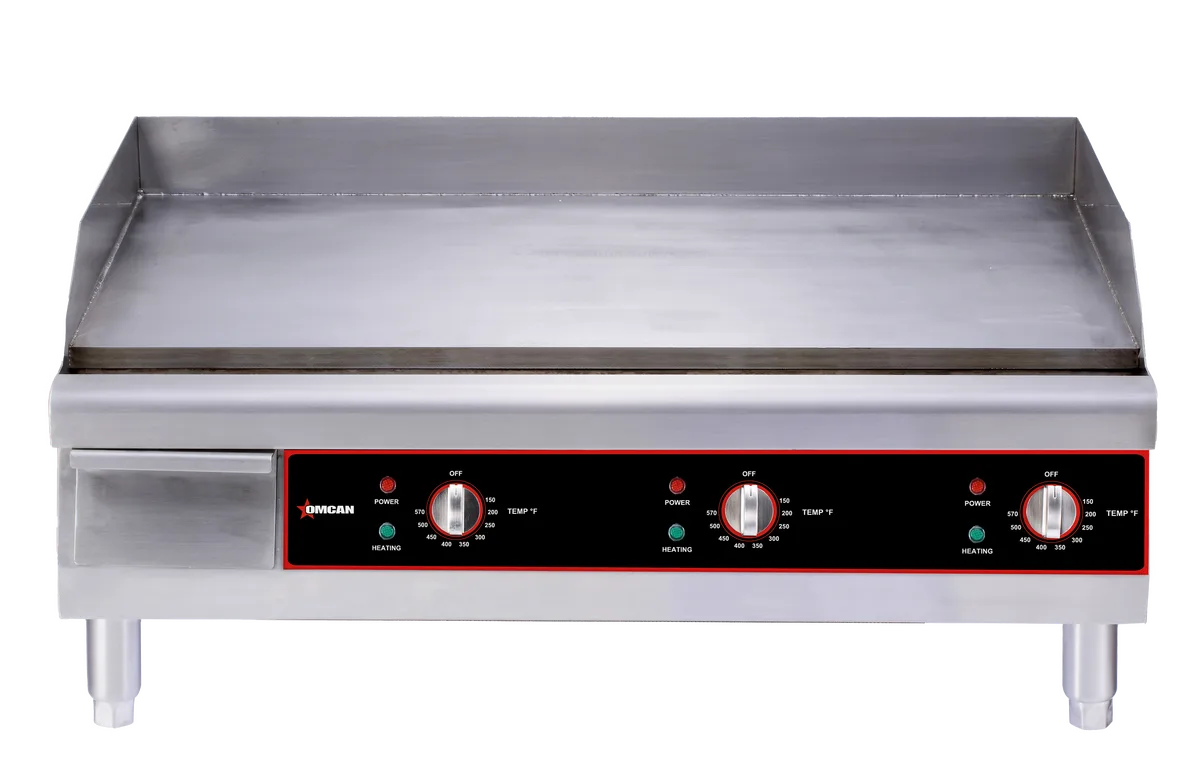 Omcan CE-CN-0914 electric griddle additional view