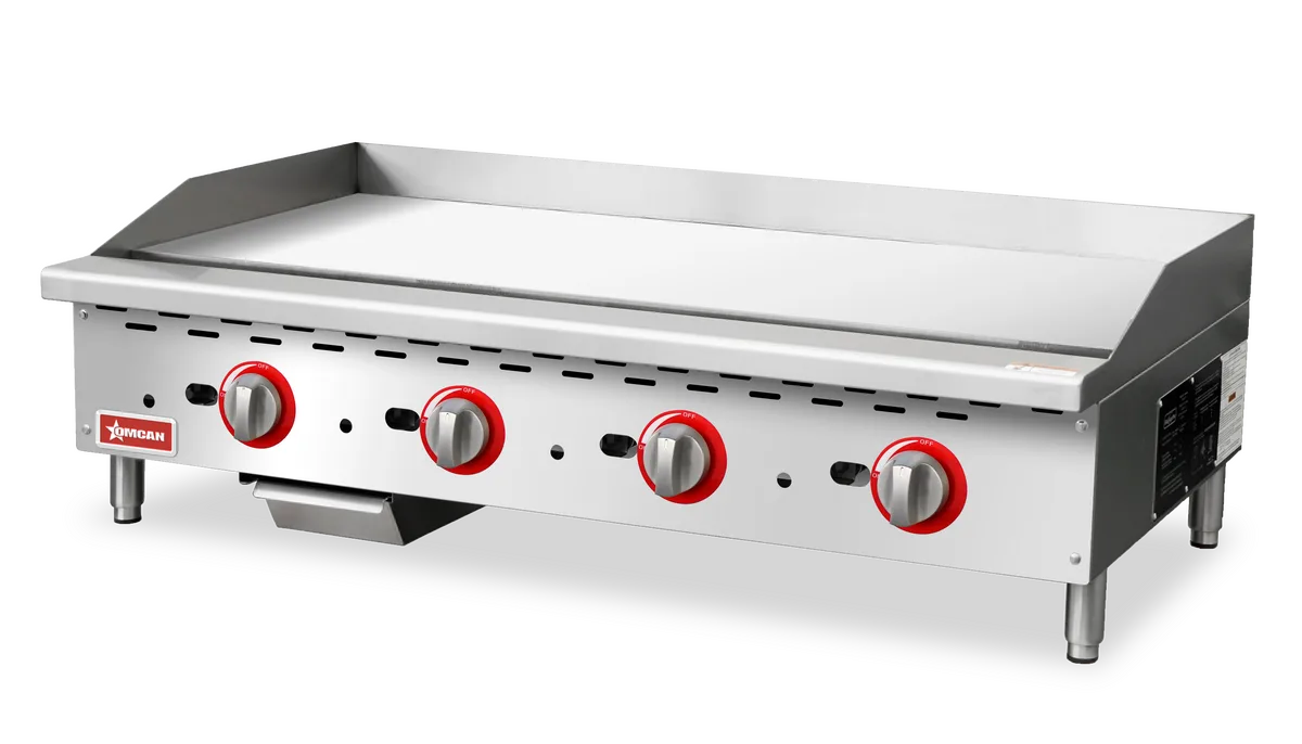 Omcan CE-CN-G48-TP gas griddle additional view
