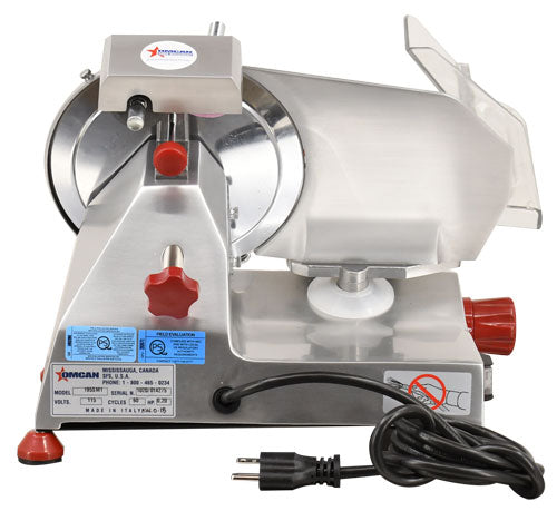 Omcan MS-IT-0195-S Trento meat slicer detail view