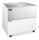 Omcan RE-CN-0034-HC 34 inch milk cooler holding 8 milk crates