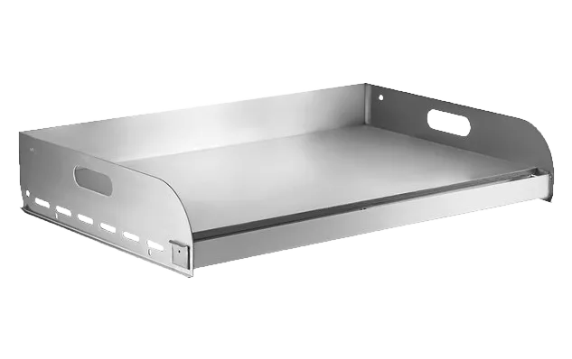 Omcan 47844 36 inch stainless steel griddle plate top for outdoor BBQ grill 47840