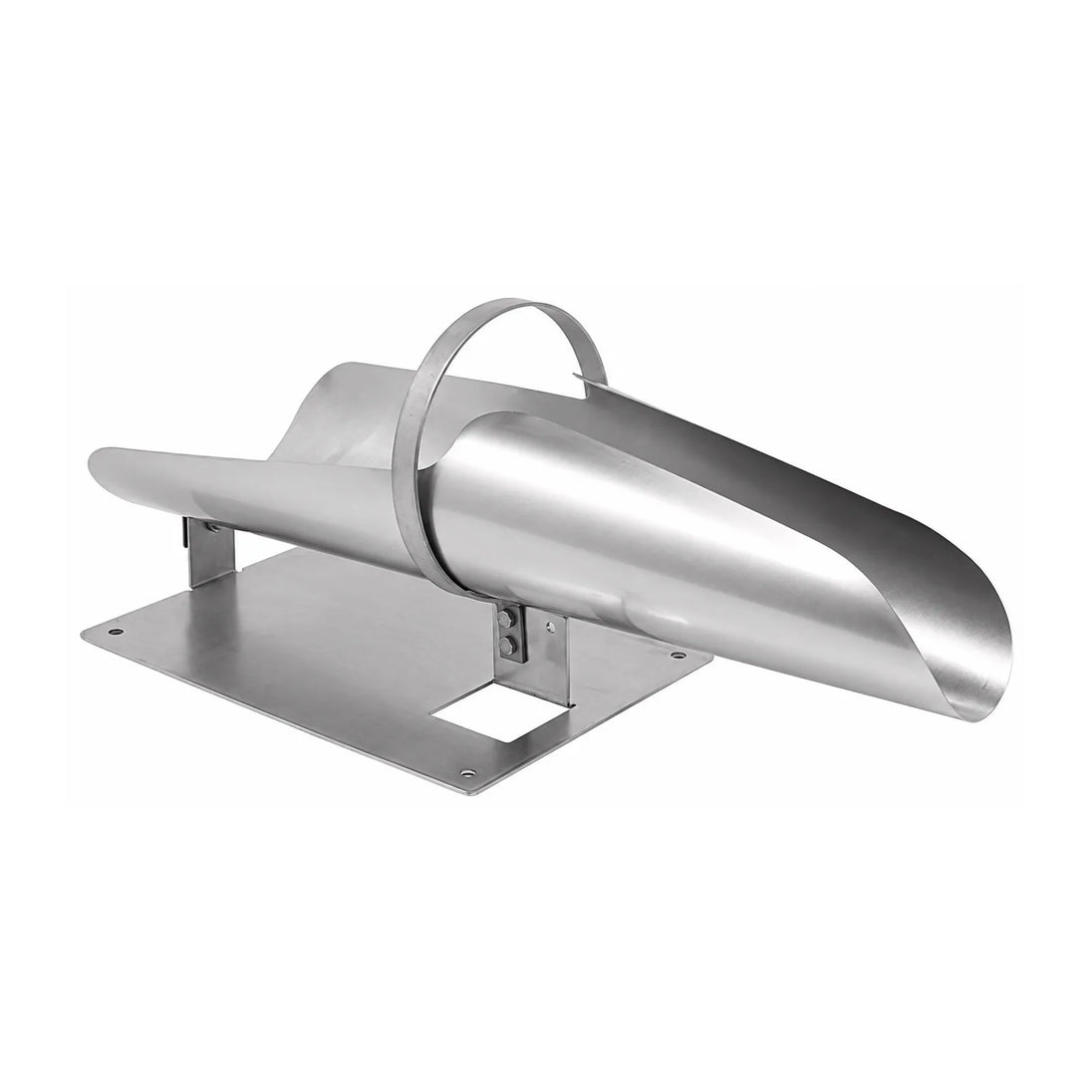 Omcan 46791 medium stainless steel meat netting stuffing horn