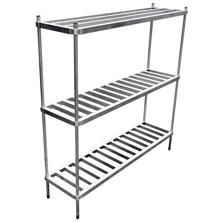 Omcan 44613 4 keg aluminum keg rack