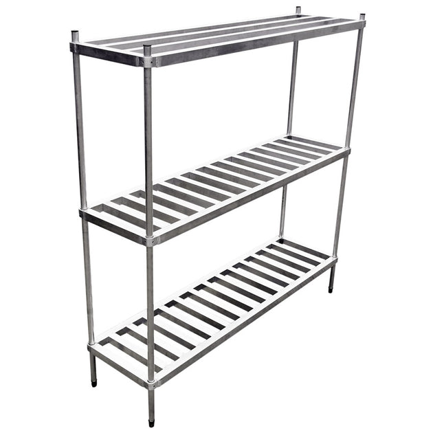 Omcan 44613 4 keg aluminum keg rack
