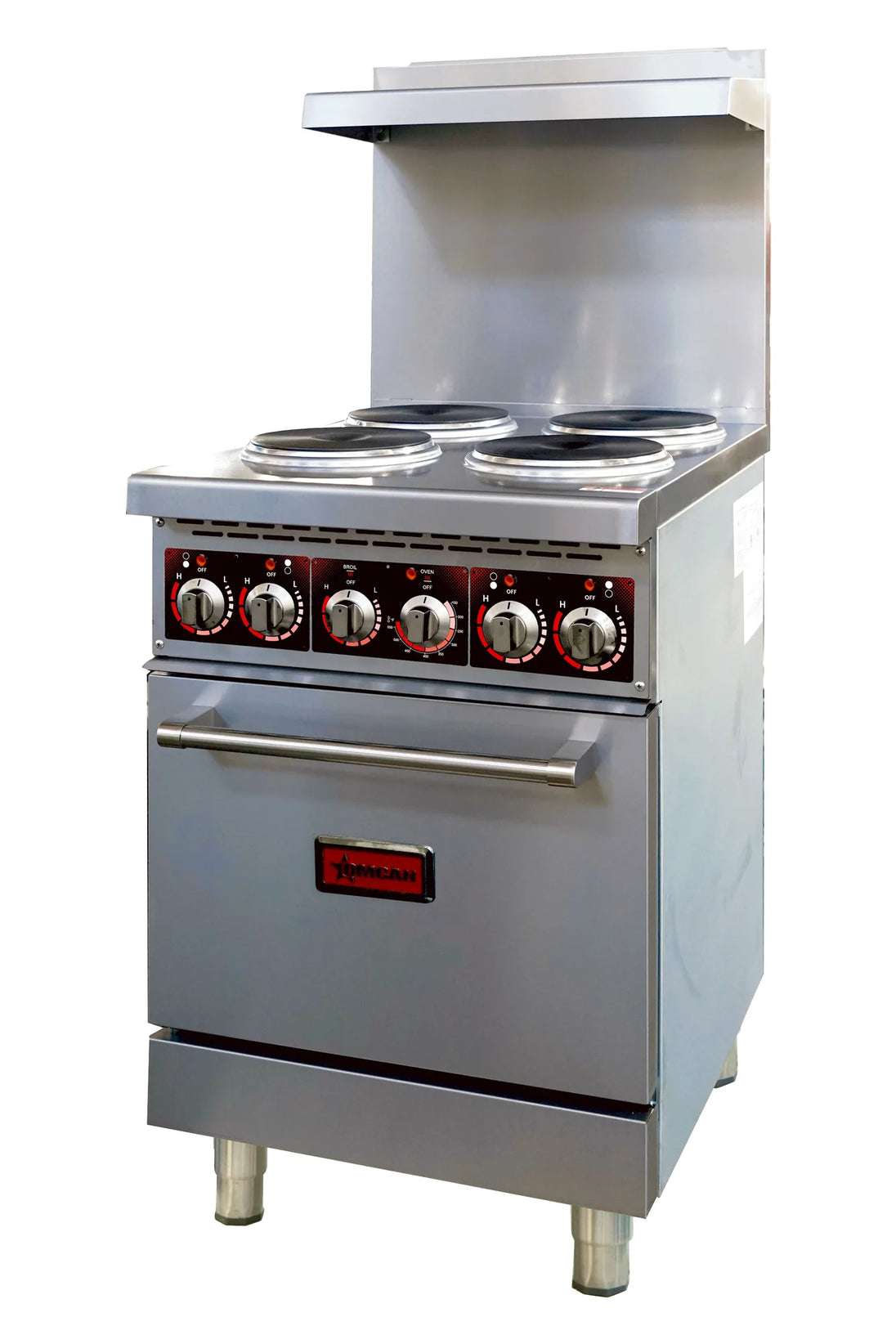 Omcan CE-CN-ER24 208 1 24 inch commercial electric range