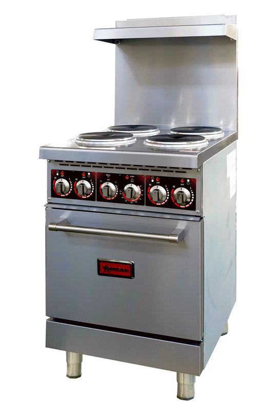 Omcan CE-CN-ER24 208 1 24 inch commercial electric range