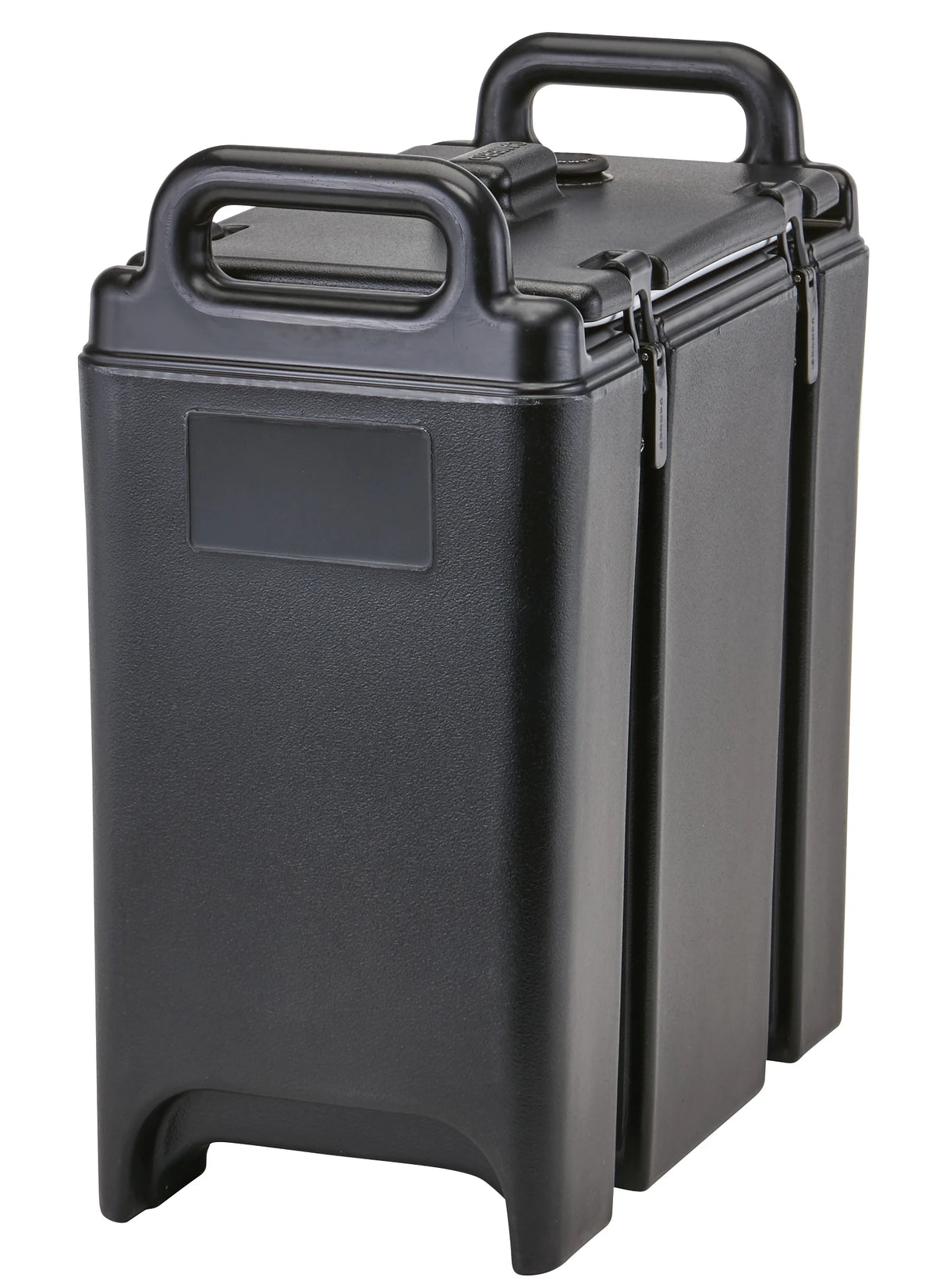 Cambro 350LCD110 black soup carrier, 3-3/8 Gallon (12.7 L) capacity