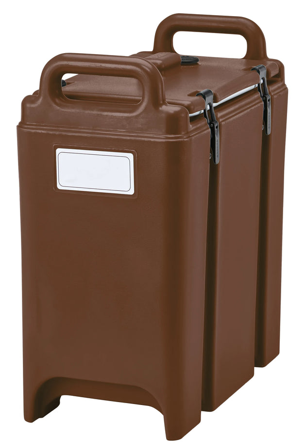 Cambro 350LCD131 dark brown soup carrier, 3-3/8 Gallon (12.7 L) capacity