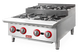 Omcan CE-CN-HP24-S 24 inch step up gas hot plate with 4 burners