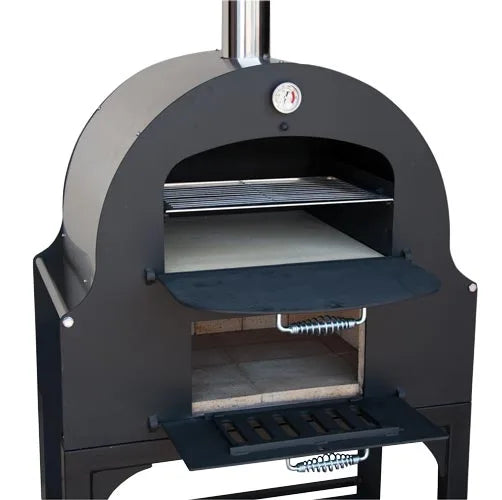 Omcan CE-CN-1188 outdoor wood burning oven detail view