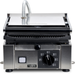 Omcan PG-IT-0483-R Trento single panini grill with ribbed 10 x 9 inch plates