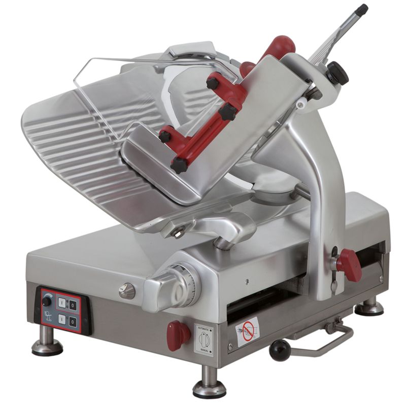 Omcan CXMAT330/N NSF automatic slicer detail view