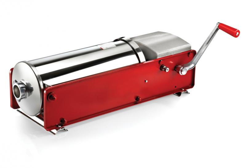Omcan 13725 Trento Tre-Spade 30 lb horizontal manual sausage stuffer