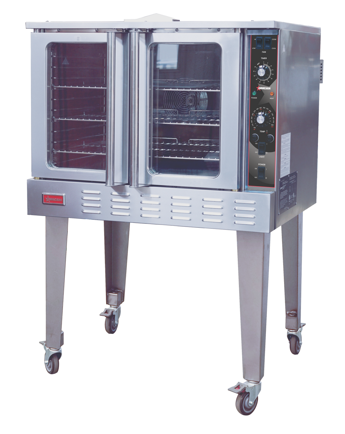 Omcan CE-CN-COE 208 38 inch floor model electric convection oven single chamber