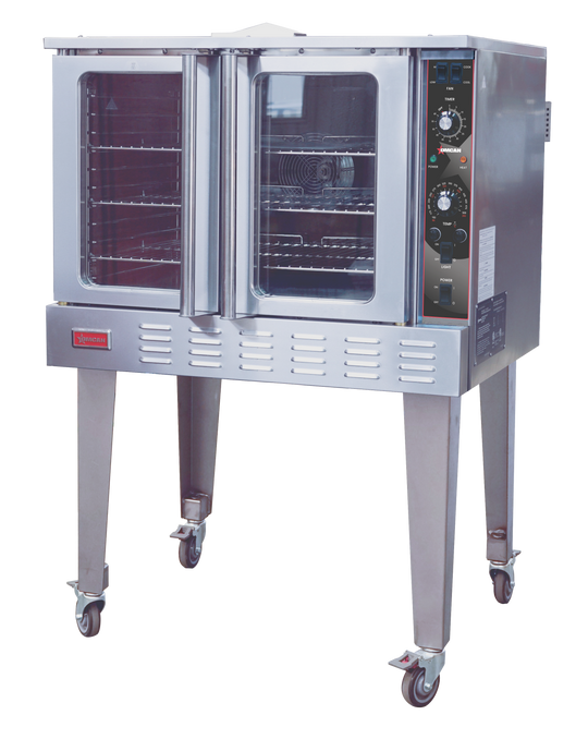 Omcan CE-CN-COE 208 38 inch floor model electric convection oven single chamber
