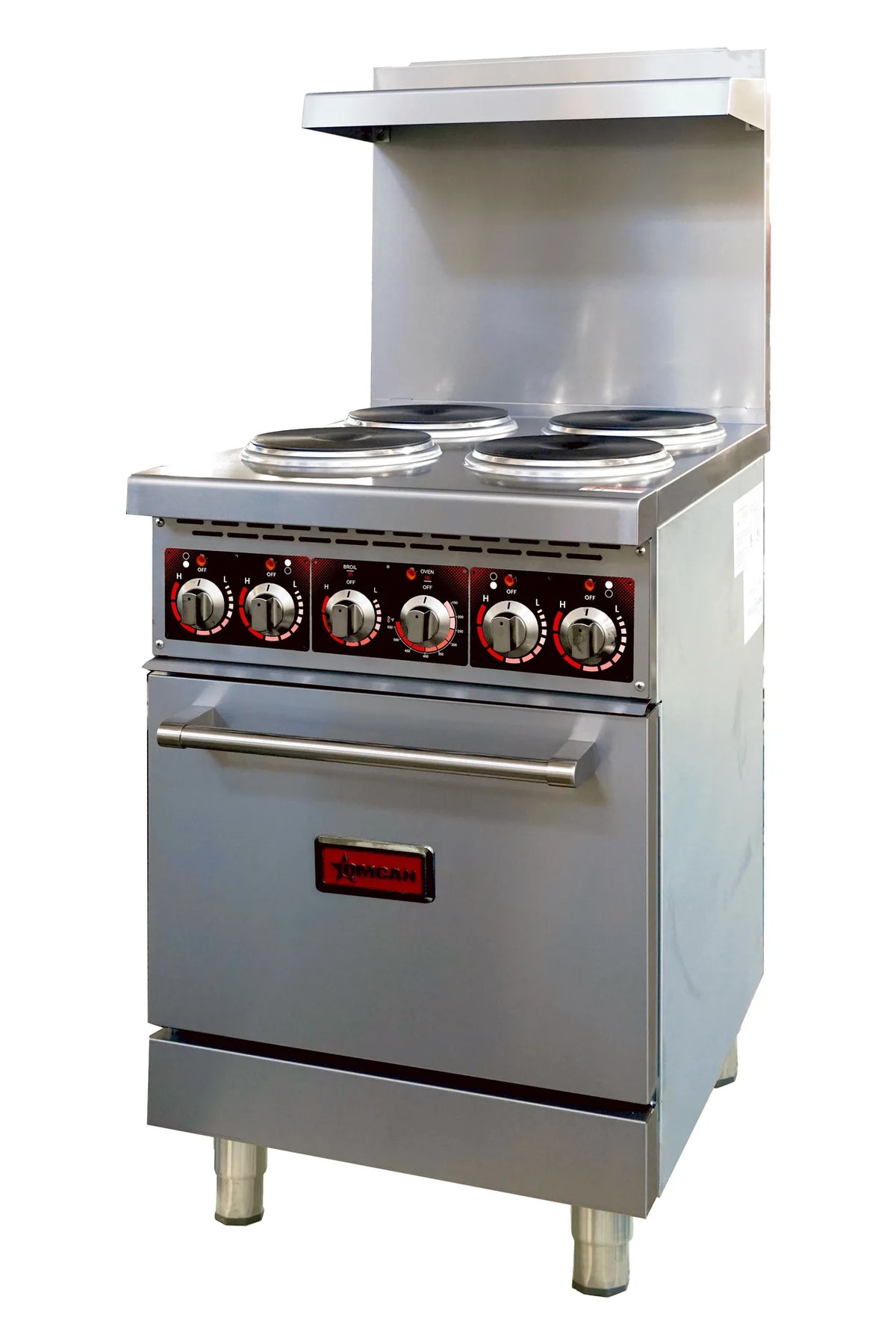 Omcan CE-CN-ER24 208 3 24 inch commercial electric range