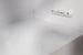Omcan RE-CN-0450B 26 inch black one glass door display refrigerator with LED light
