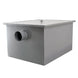 Omcan 48140 epoxy coated steel grease trap with 50 lb capacity